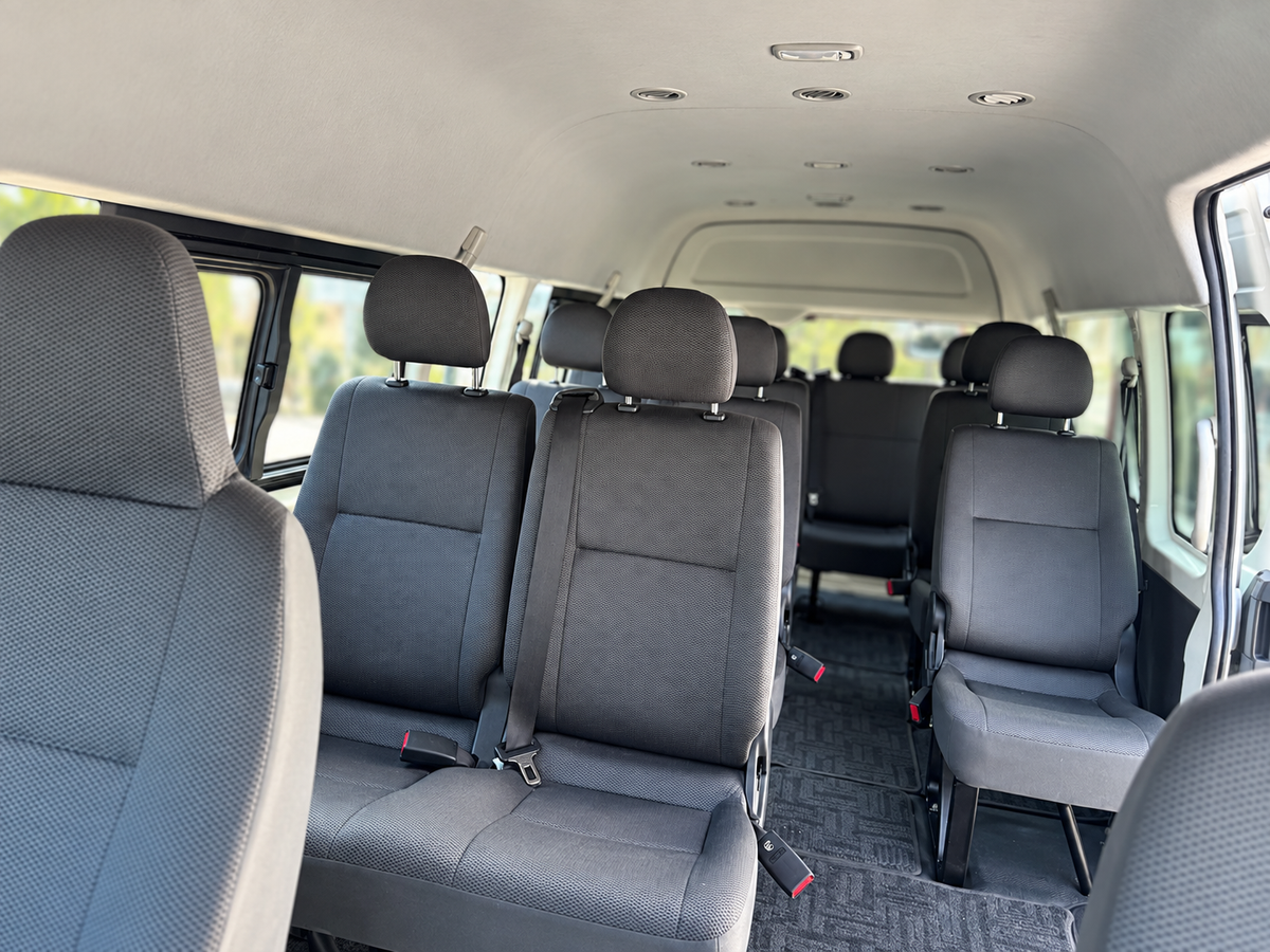 Toyota HiAce 14-Seater Automatic- White